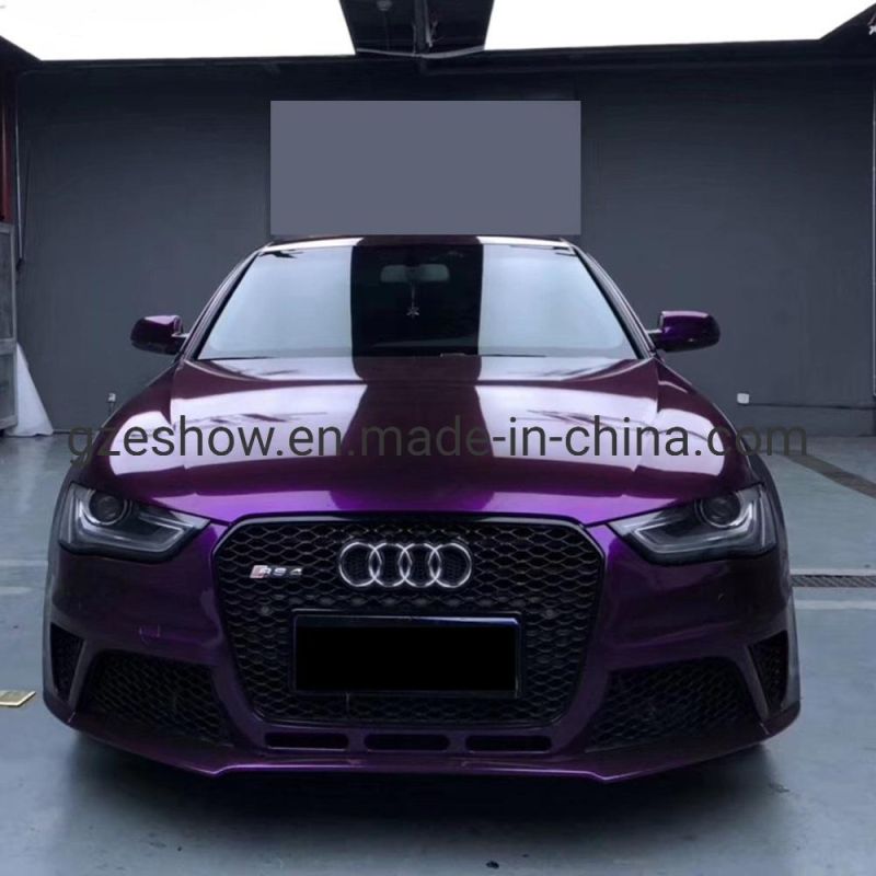 1.52*18m Midnight Purple Glossy Metallic Full Body Car Vinyl Wrap