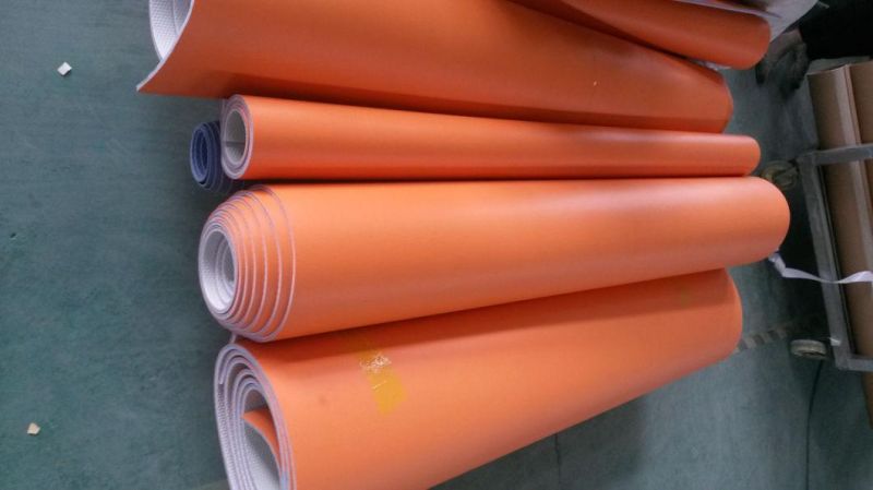 PVC Flooring, PVC Mat, PVC Rolls with Blue, Green and Red Color