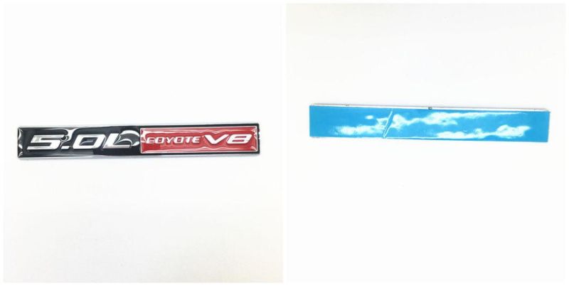 5.0L Coyote V8 F-150 250 350 Ford Bronco Mustang Emblem Fender Badge Decal Sticker Logo Car Accessories Car Parts Decoration ABS Plastic