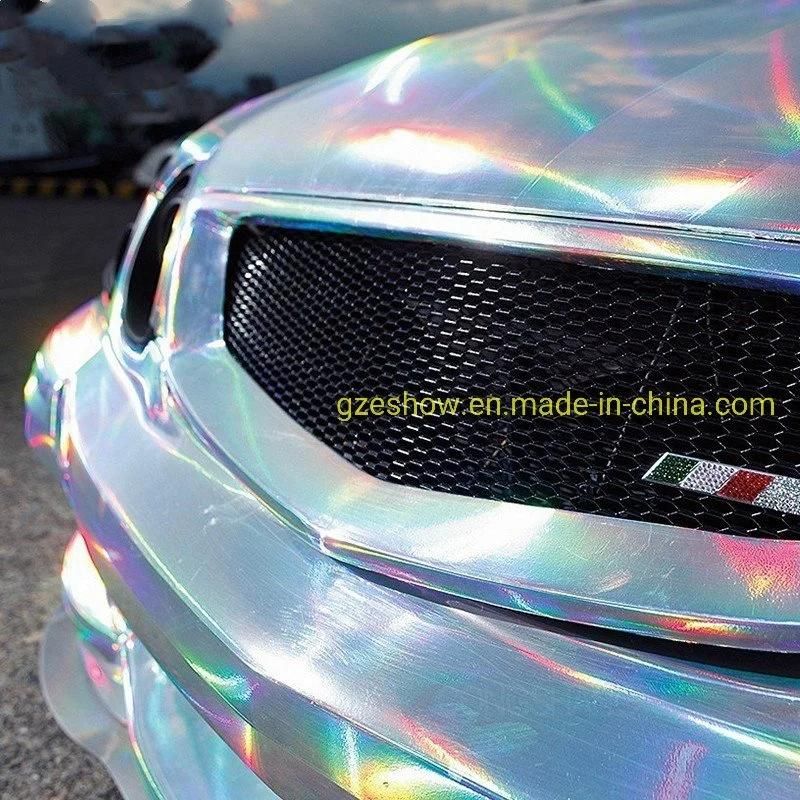 Laser Chrome Silver Film Foil for Car Wrap Vinyl