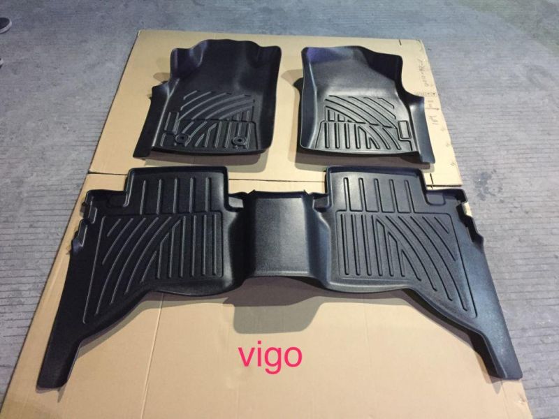 Tpo Floor Mat Car Foot Tray for Toyota Vigo