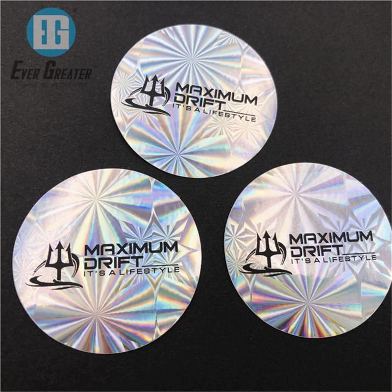 Custom De-Metalized Hologram Windshield Stickers Custom Hologram Sticker