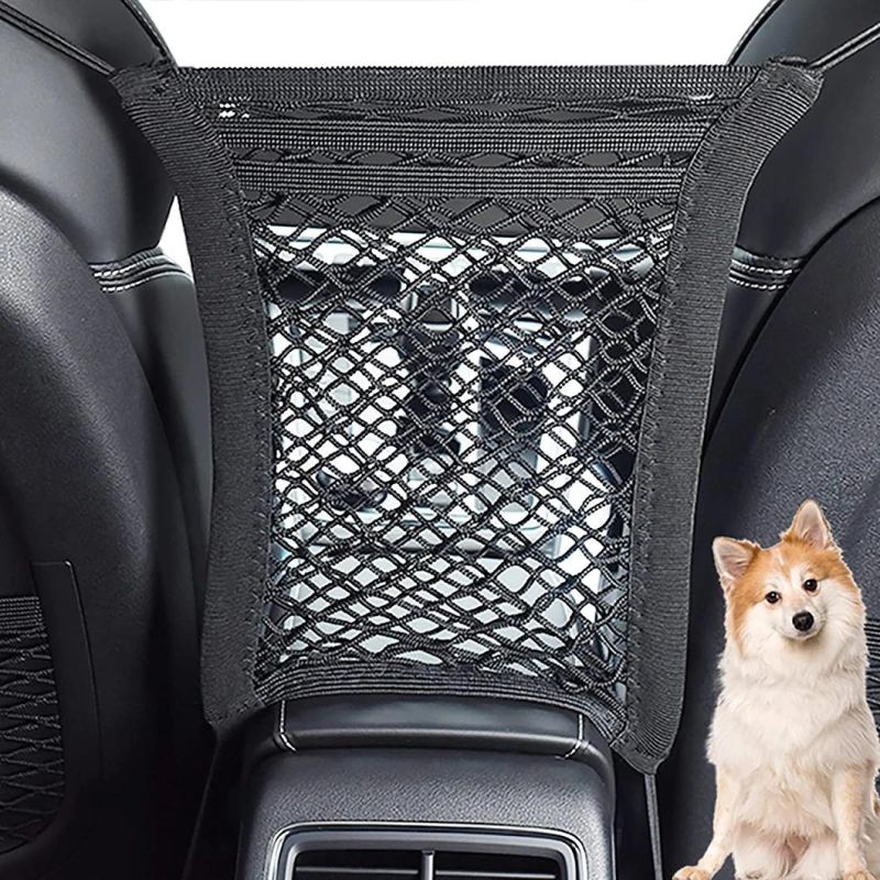 The Purse Net Car Net Pocket Handbag Holder Between Seats Cargo Storage Pockets Car Purse Holder for Between Seats Organizer