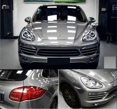 Glossy Metallic Carbone Gray Car Wrap Film for Vehicle