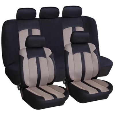Full Set Yarn Dyed and Single Mesh Washable Car Seat Cover Set