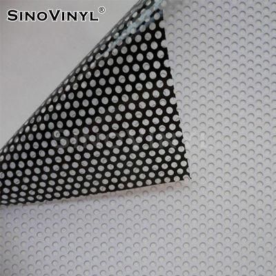 SINOVINYL One Way Vision Fly Eye Mesh Privacy Window Sticker Vinyl