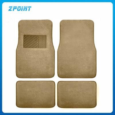 Auto Accessory Carpet Vehicle Floor Mats Yellow