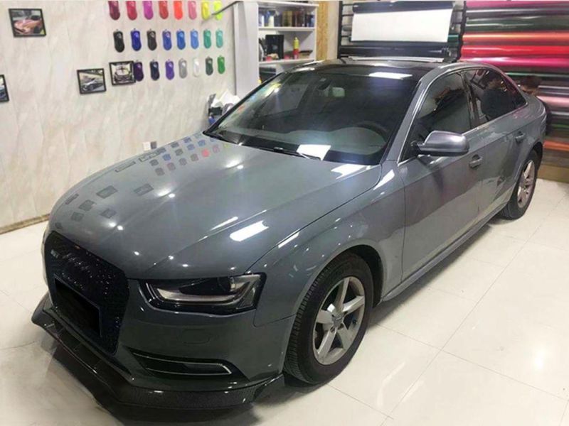 Uitra Glossy Grey Body Sticker Car Protective Film, No Glue off