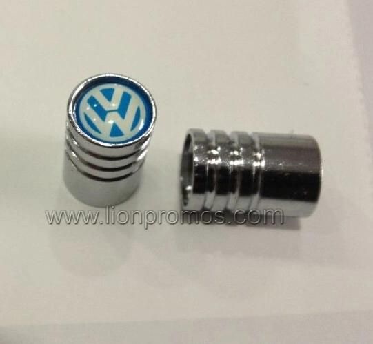 Custom Bridgestone Logo Epoxy Printing Metal Tyre Valve Cap