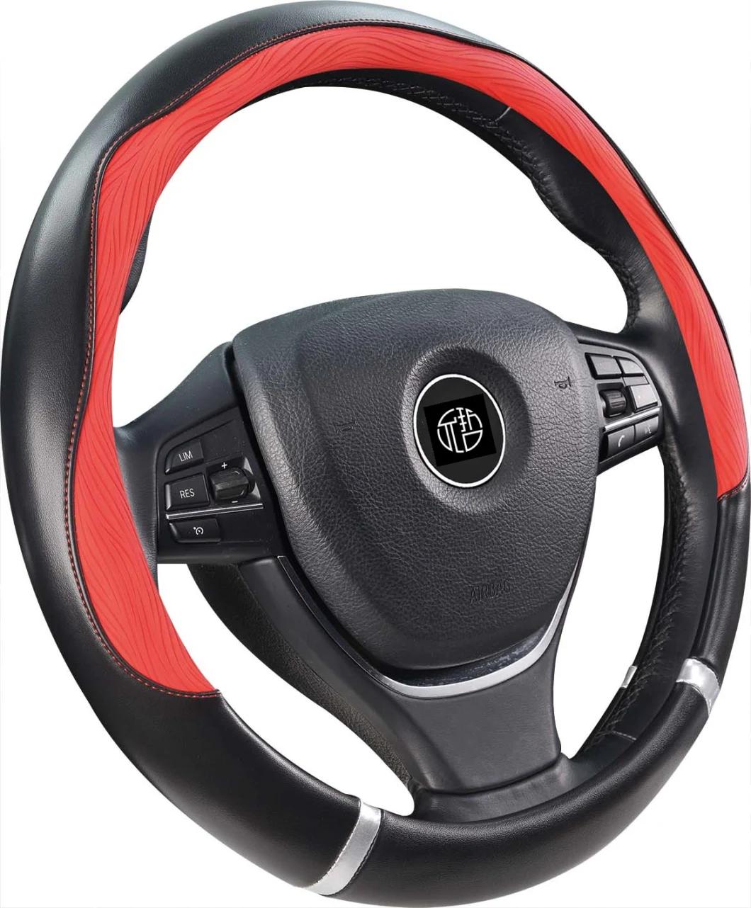 Walmart Hot Selling Item Splicing Faux Leather Wheel Covers for Car