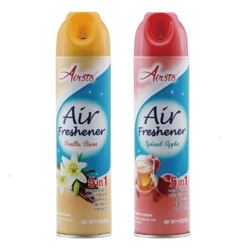 300ml Eco-Friendly Aerosol Air Freshener Vanilla Flower Scent for Home/Car/Office