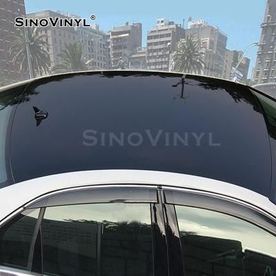 SINOVINYL Car Sunroof Film Black Protective Panoramic Roof Sticker Wrapping Film