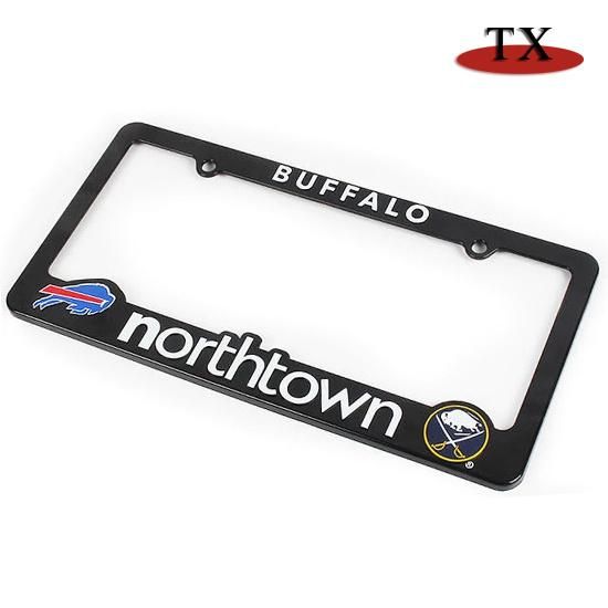 Customized Personality European And American License Plate Frame Plastic Metal