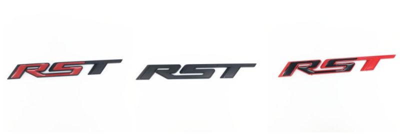 Rst for Chevrolet Silverado Chevy Camaro Emblem Fender Badge Decal Sticker Logo Car Accessories Car Parts Gmc Sierra Decoration ABS Plastic