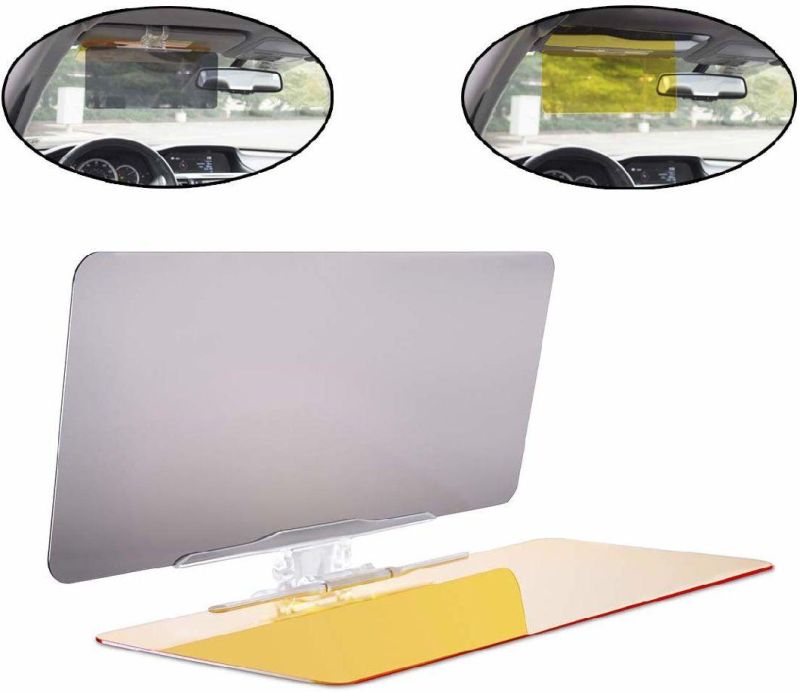 2 in 1 Day and Night Anti-Glare Car Sun Visor Sunshade for Windshield