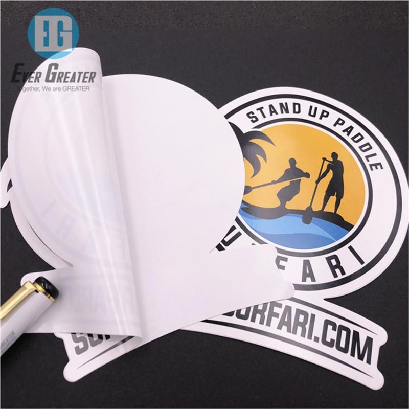 Custom Easy Peel off Removable Transparent Vinyl Static Cling Sticker