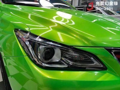 Wholesale Decoration /Wrap Film /Car Vinyl Sticker /Magic Gold Green /Color Change Film