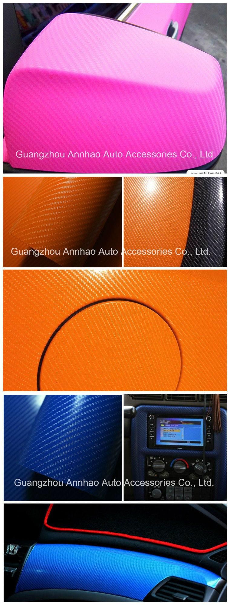 Factory Price Air Bubble Free Decoration 4D Carbon Fiber Texture Vehicle Vinyl Wrap