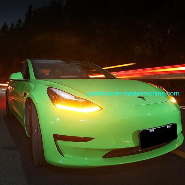 Green Multi Layered Film Car Wrap Vinyl