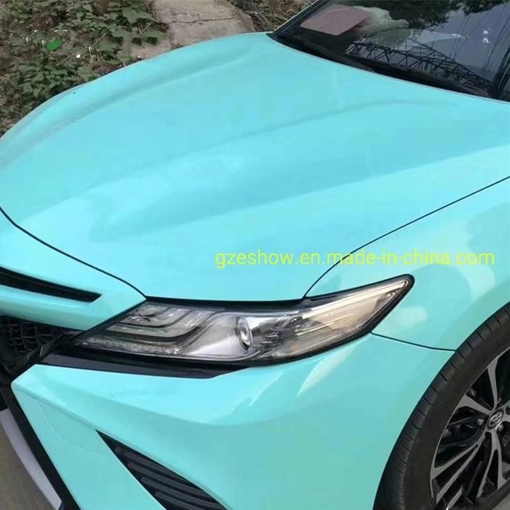 Pet Crystal Khaki Green Car Wrap Film