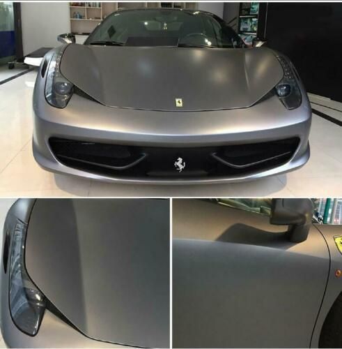 Satin PVC Matte Grey Car Wrap Vinyl Film for Vehicle Wrapping