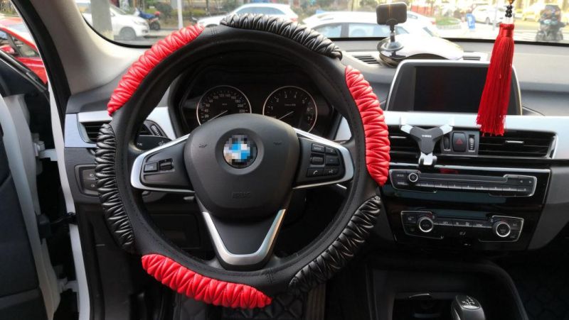 Embroidery Thread Car Steering Wheel Cover