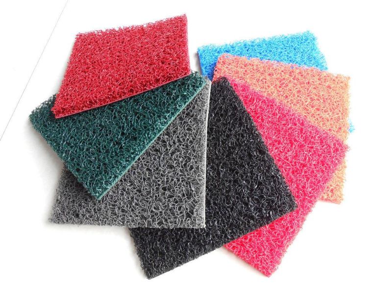 Colorful Anti-Slip Rubber Sheet, PVC Coil Mat with Foam Backing