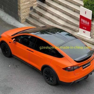 Matte Ultimate Flat Orange Car Paint Car Film