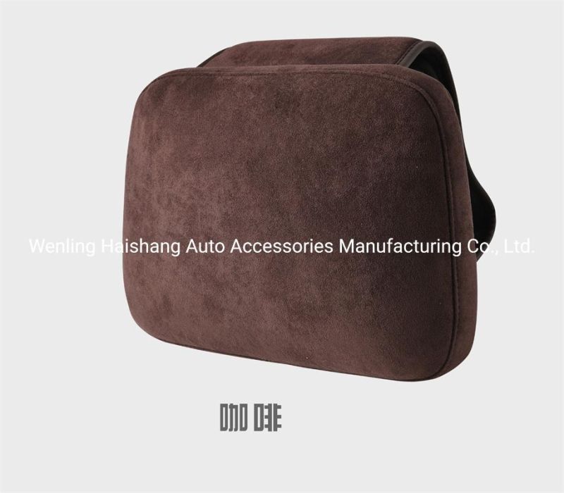 Foam Car Seat Cushion Artificial Suede Pillow