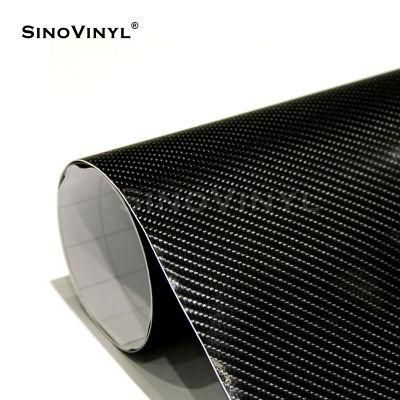 SINOVINYL Motorcycle Computer Mobile Decorative 4D carbon fiber film Self Adhesive PVC Matte