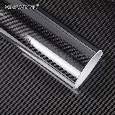 SINOVINYL 5D Carbon Fiber Vinyl Stickers Air Bubble Free Car Parts Decoration Custom Design Vinyl