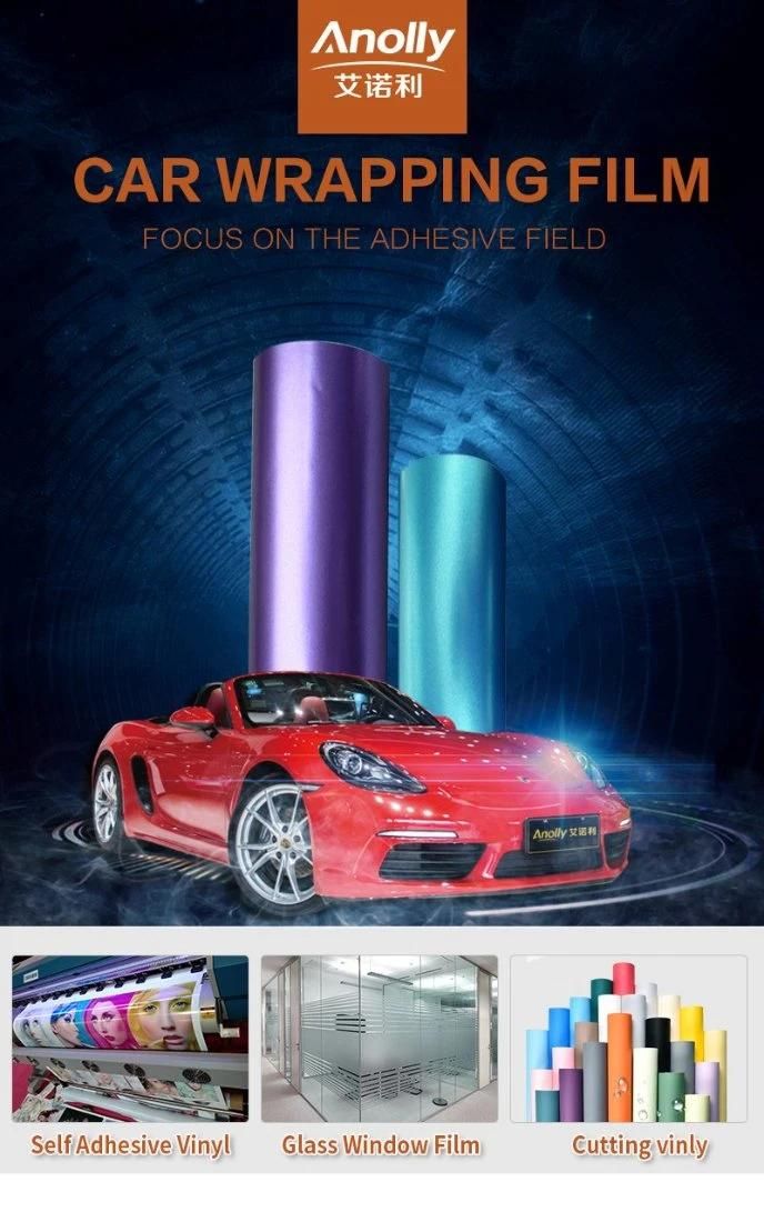 Glossy Crystal Car Wrap Film with Air Bubble Free for Vehicle Wraps Car Body Decoration Vinyl