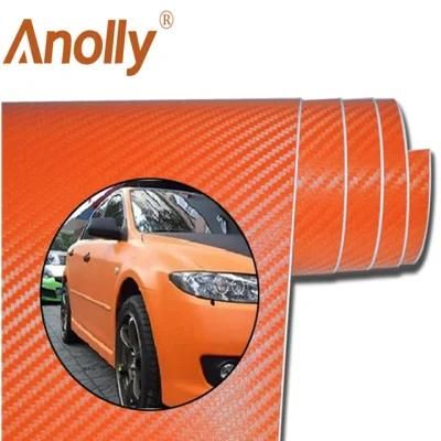 Auto Vinyl 3D Automotive Carbon Fiber Sticker Car Wrap Film PVC Body Stickers