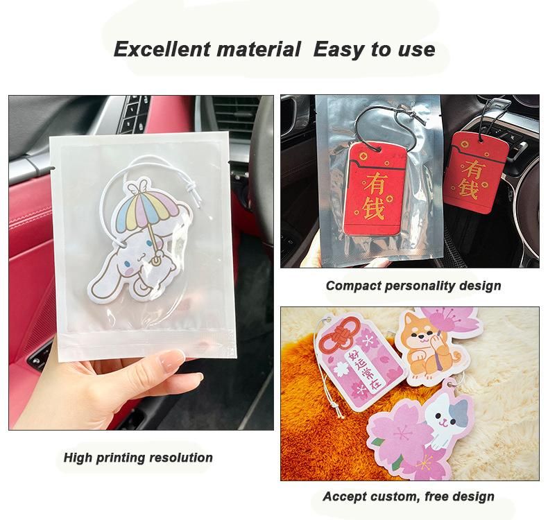 Promotional Custom Funny Design Hanging Cheap Car Air Freshener