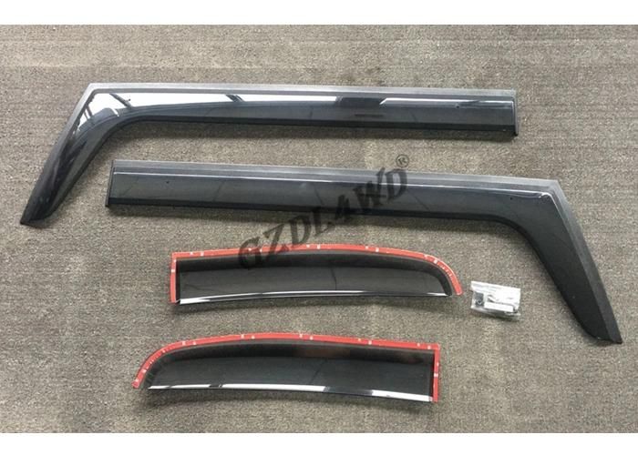 Car Parts Black Weather Rain Guard Window Visor for Toyota Fj