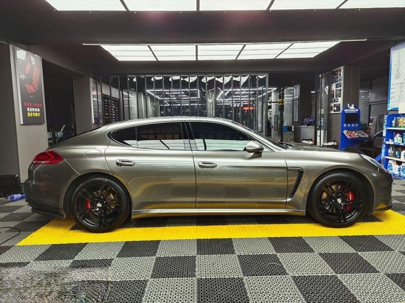 Liquid Metal Brown Grey Vinyl Wrap Film Metallic Wrap Film