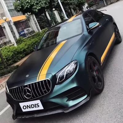 Ondis 1.52*18m Emerald Color Metallic Lightning Car Wrap Vinyl Foil