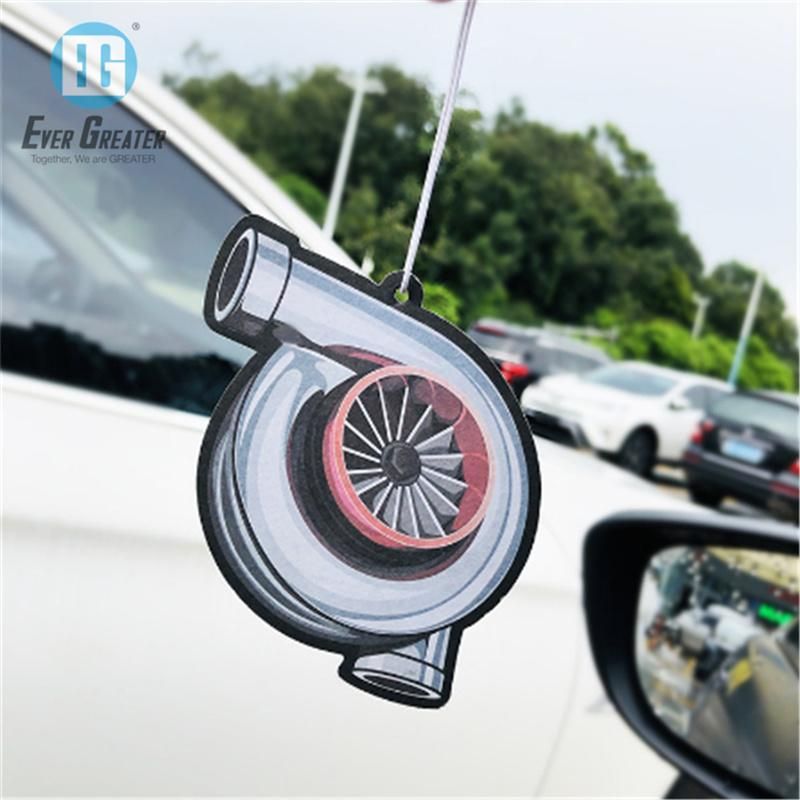 Custom Paper Car Hanger Car Air Freshener for Different Shapes and Scents