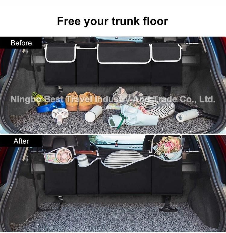 High Capacity Trunk Compartments Truck Boot Storage Bag Car Seat Back Organizer Bag