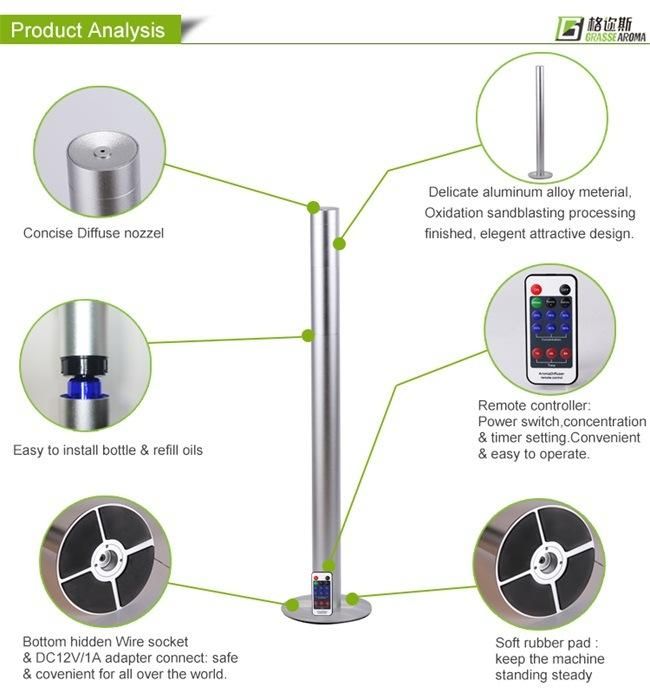 Unique Design Remote Control Commercial Aroma Diffuser with Plug-in