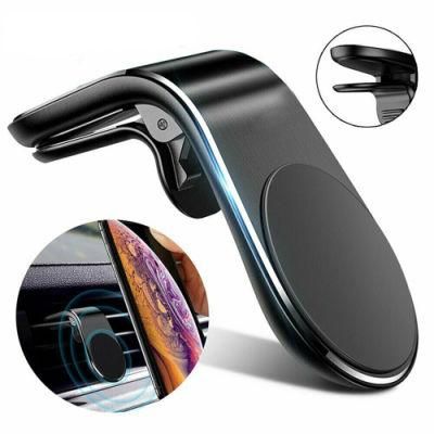Aluminum Alloy Magnetic Car Air Vent Holder for All Sizes Phones
