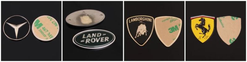 Ferrari Lamborghini Emblem Fender Badge Decal Sticker Logo Car Accessories Car Parts Decoration Metal