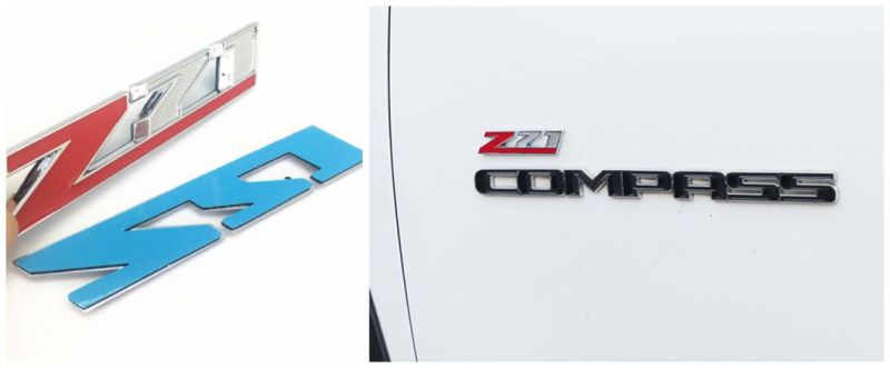 Z71 Car Side Emblme for Chevrolet Silverado Chevy Camaro Emblem Fender Badge Decal Sticker Logo Car Accessories Car Parts Decoration Emblem