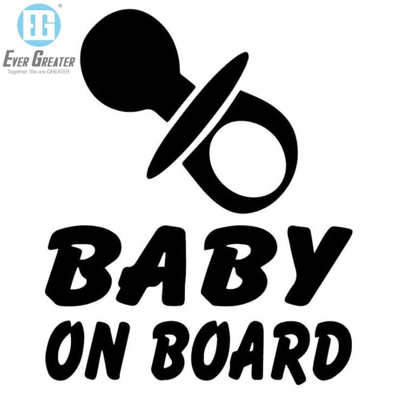 Baby Yoda on Board Stickers Funny Die Cut Decal Laptop Bumper Window Truck Car Stickers Decal