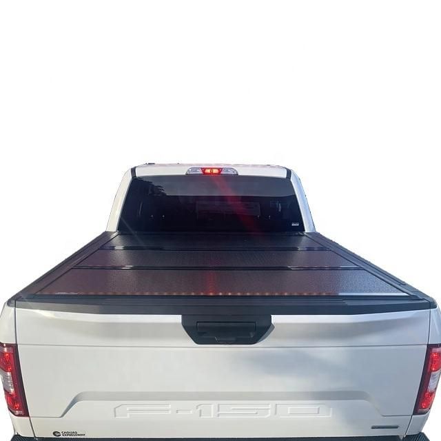 USA Patent Hard Tri Fold Tonneau Truck Bed Cover for 2020 Dodge RAM 1500 6.4FT