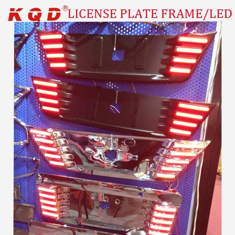 Wholesale Plastic Car License Plate Frame with LED for Isuzu Mu-X