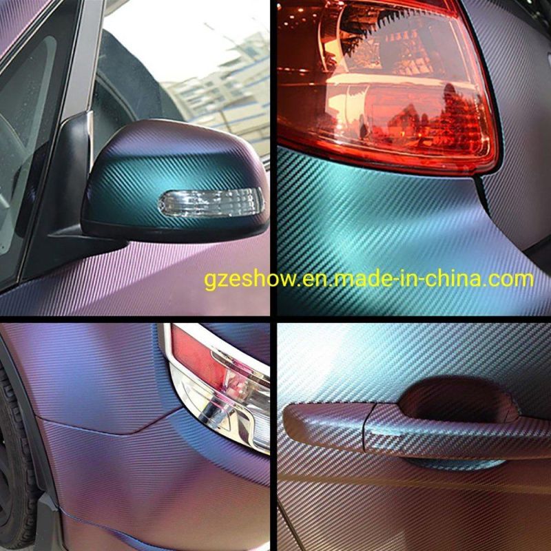 Change Blue to Purple Self-Adhesive Car Wrap Film