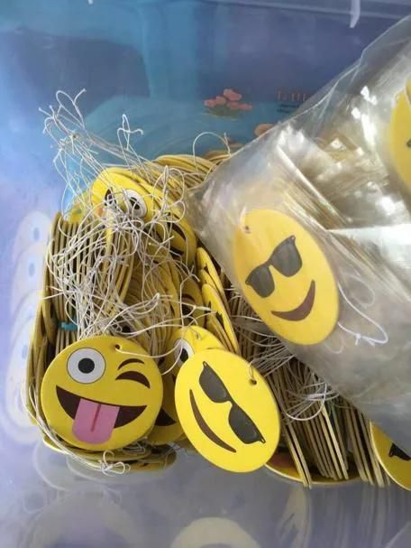 Wholesale Custom Scents Design Emoji Paper Car Air Freshener