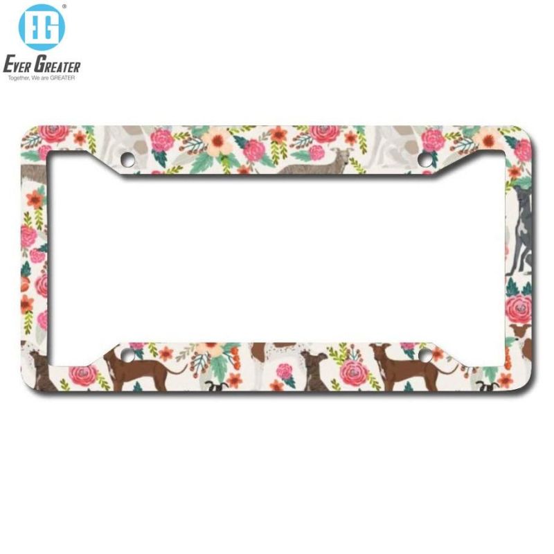 Wholesale Rainbow Plastic License Plate Frame