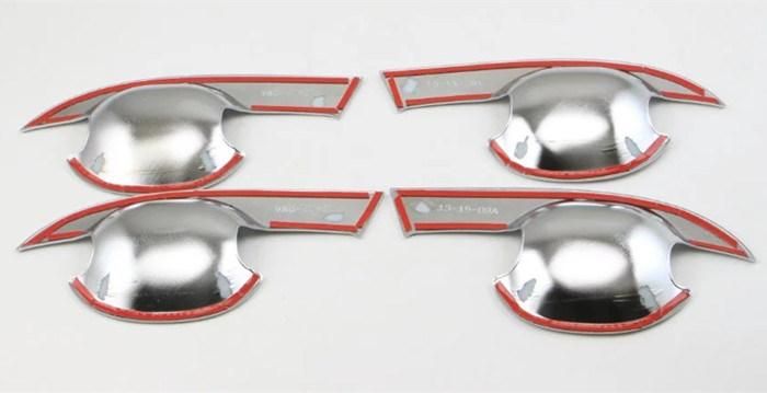 Auto Accessory Fog Lamp Chromed Sticker for Mitsubishi Outlander 2016 2018 Bumper Light Bezels